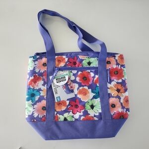 NEW Arctic Zone Insulated Tote, floral multi NWT
